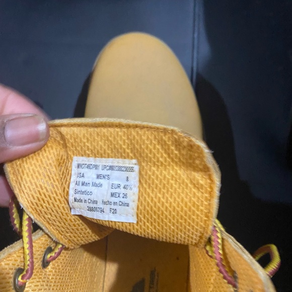 Yellow Lace-Up Boots - Picture 9 of 13